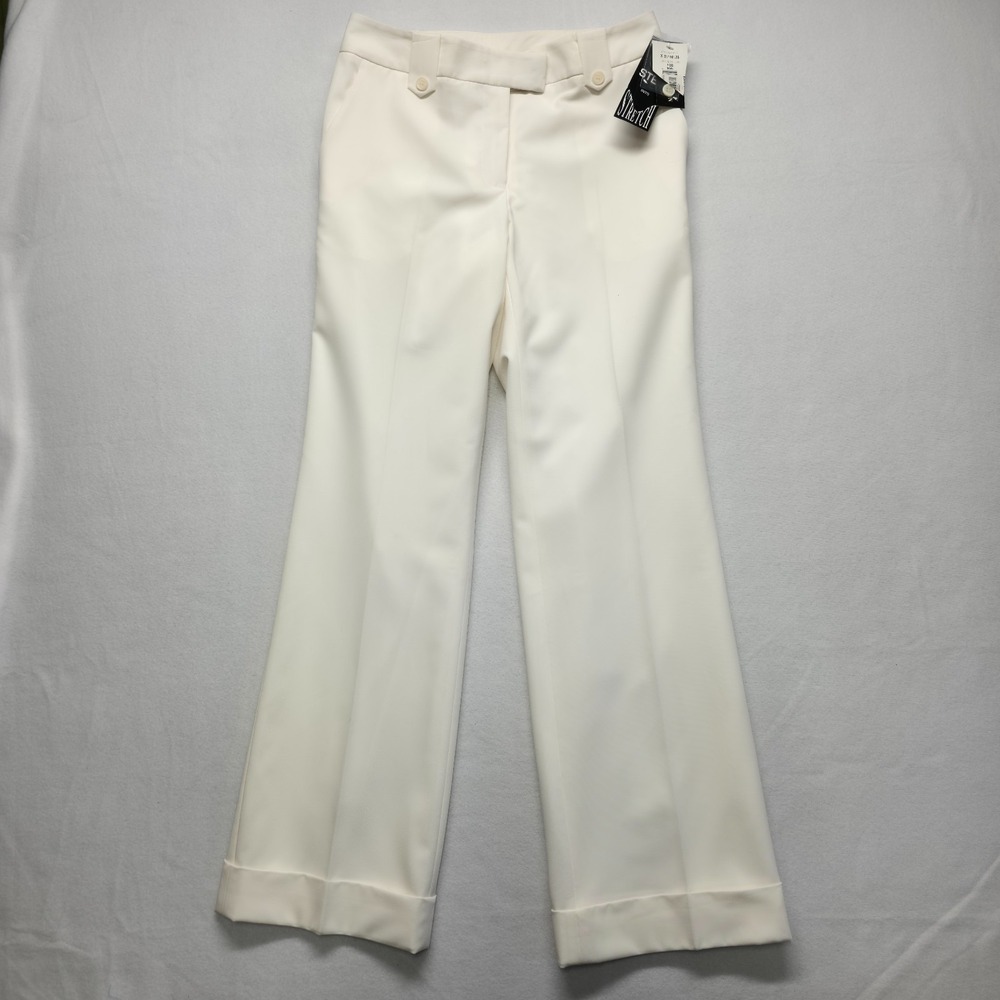 Nygard Collection Women's Stretch Laver A LaMain Cuffed Dress Pants Size 8 NWT
